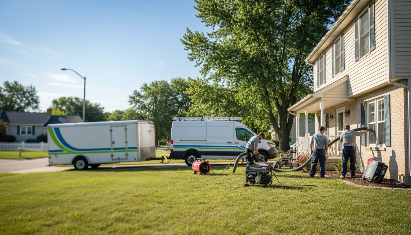 Flooded Basement Restoration And Cleanup With Repair in Mcleod, ND near me